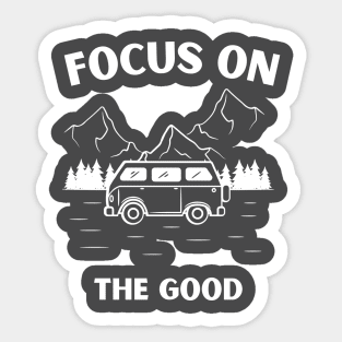 Focus On The Good Van Sticker